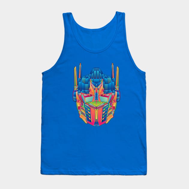 Optimus Prime Tank Top by Woah_Jonny